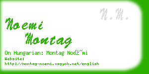 noemi montag business card